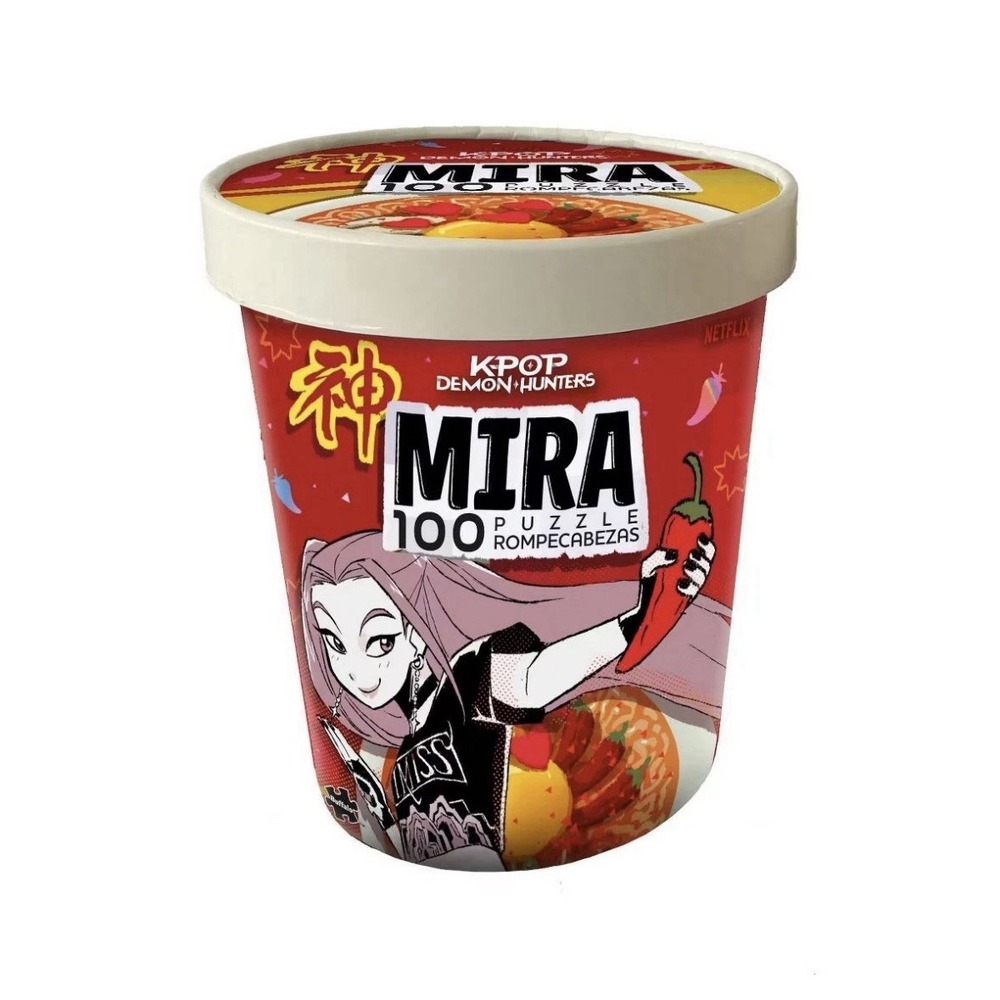 Sealed NEW Kpop Demon Hunters Mira Ramen Ramyun Noodle Puzzle 100pc -FAST SHIP
